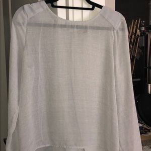 Banana republic split back top